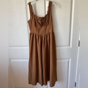 Sleeveless midi dress